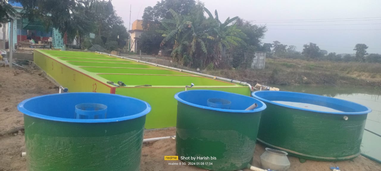 Installation Of Portable U Carp Hatchery Unit And Development Of Cemented Nurseries At Chamorshi